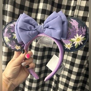 New Lavender Floral Minnie Ears just released 2024💜